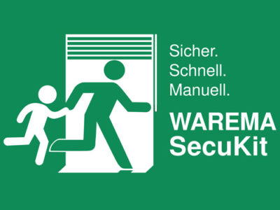 Sicher. Schnell. Manuell. WAREMA SecuKit