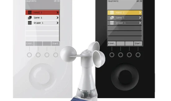 Warema Steuerungssystem mit Windmesser